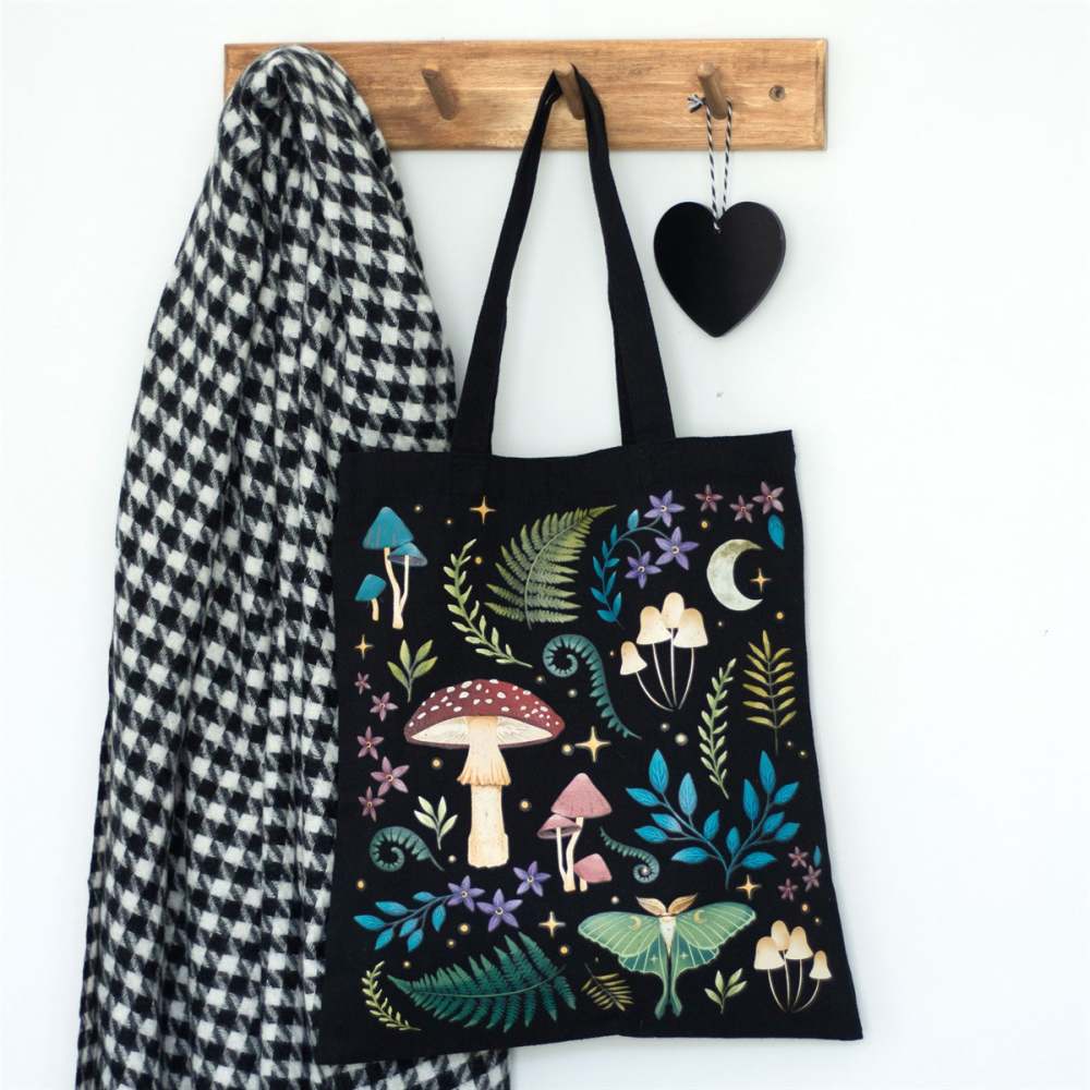 Something Different - Dark Forest Print Tote bag - Multicolours
